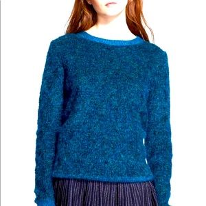 A.L.C Adina metallic mohair sweater